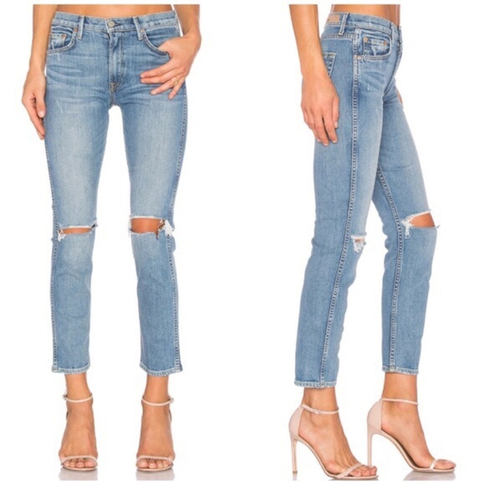 Levi’s ripped light wash jeans